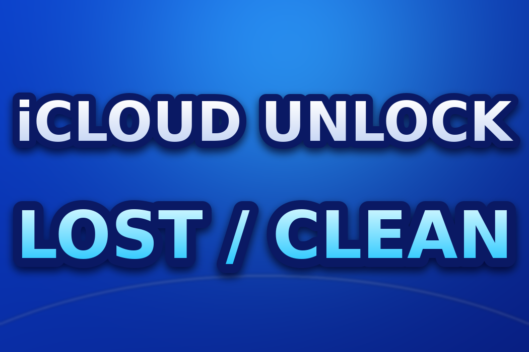 iPhone / iPad All Models (All Asian countries) Unlock iCloud Clean/Lost